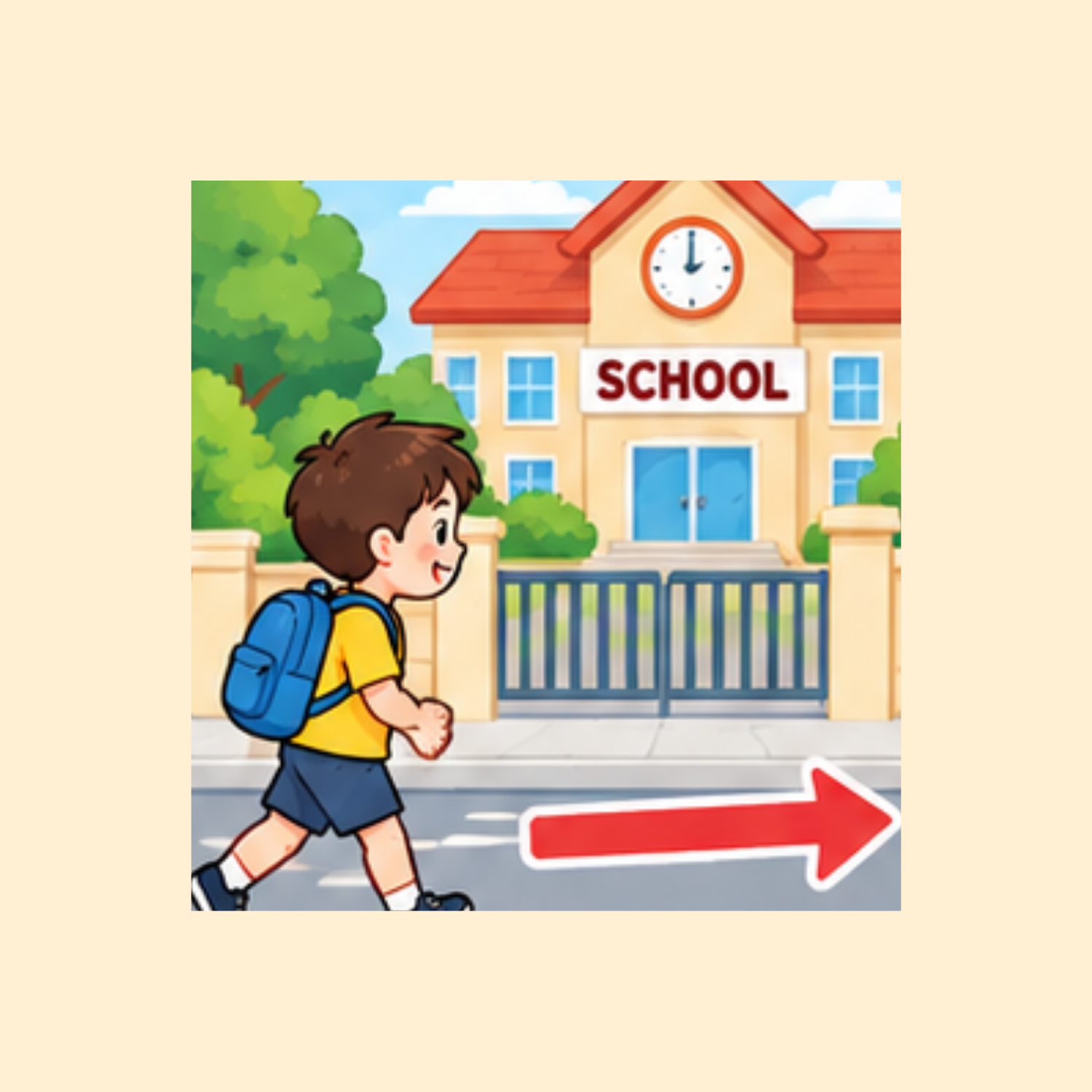 go past
